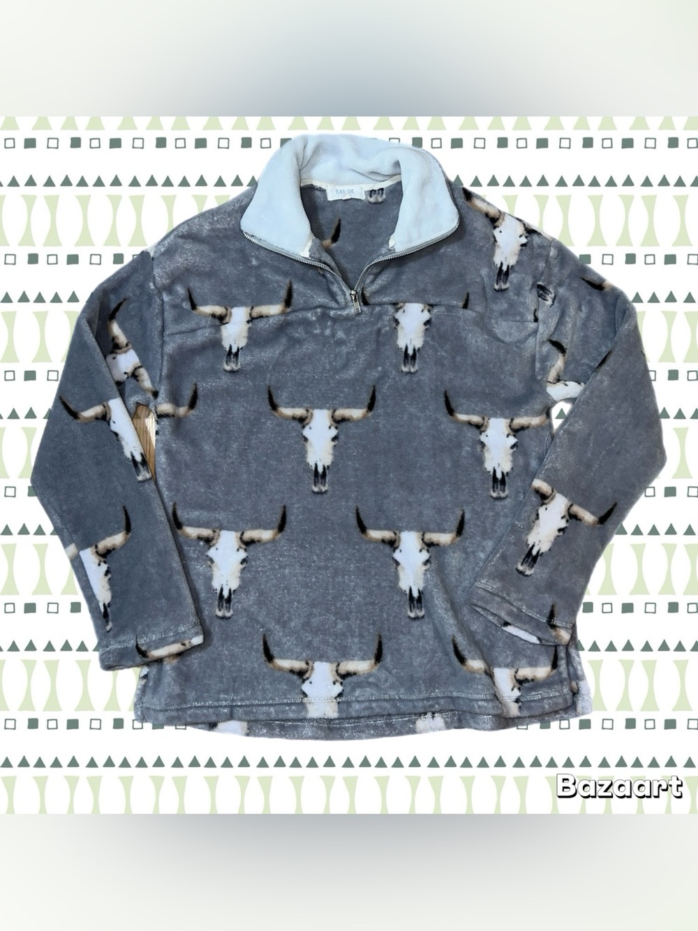 Peach Love California Gray Bull Pullover